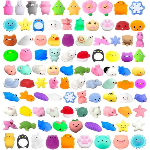 20Pcs Mochi Squishy Toy Kawaii Mini Animals Squishies Stress