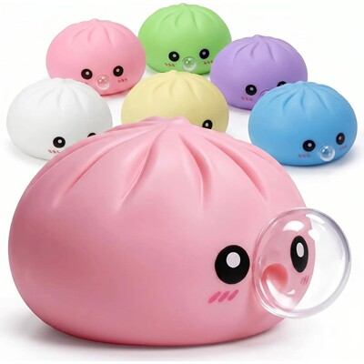 Dumpling Squishies Blow Bubbles Toy Dumpling Squishies Set w