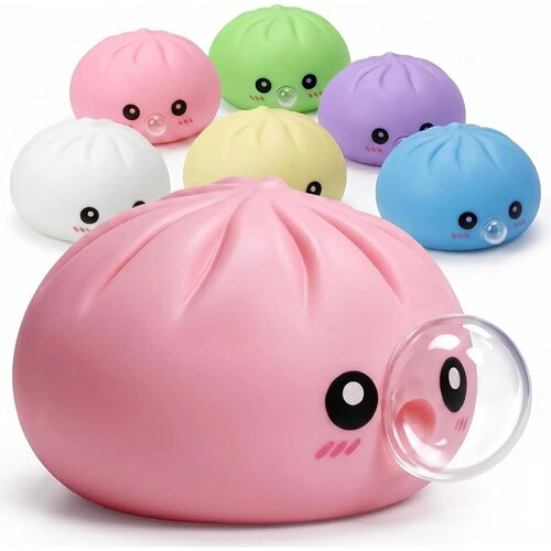 Dumpling Squishies Blow Bubbles Toy Dumpling Squishies Set w