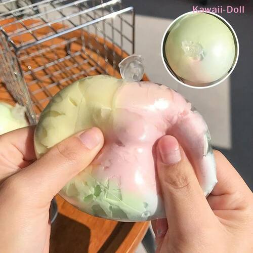 [DO]1Pcs Slow Rebound Wax Skin Squeeze Toy Stress Balls For