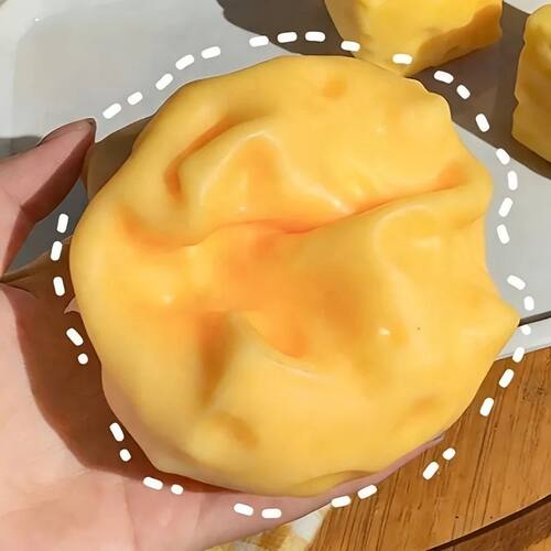 Giant Cheese Squeeze Toy Extra Large Size Cheese Squishy Fid
