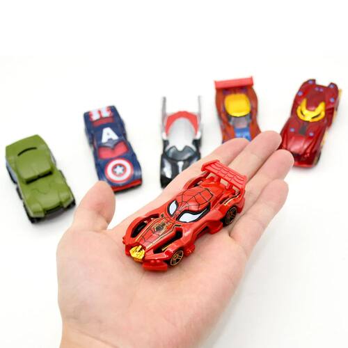 Boys Alloy Sliding Hero Toy Car Simulation Model Diecast Min