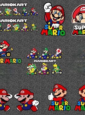 Super Mary Anime Creative Car Stickers Classic Game Peripher