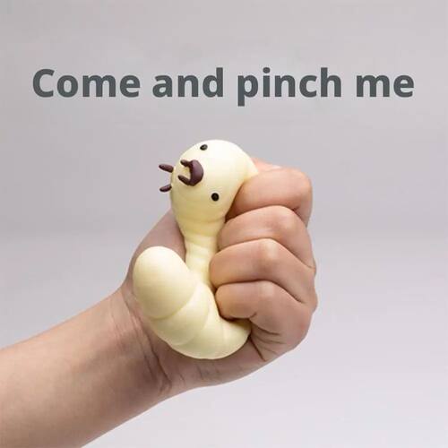 Animal Stress Relief Toy - Worm Funny Kneading Fidget Sensor