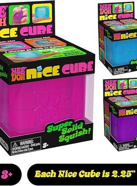Schylling Needoh Nice Cube Sensory Toy, Stress-relief Cube,