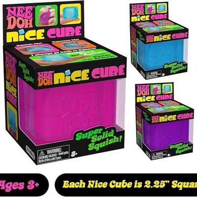 Schylling Needoh Nice Cube Sensory Toy, Stress-relief Cube,
