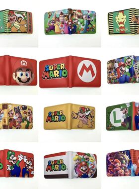 Super Mario Bros Purse for Child Student Portability Wallets