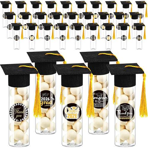 Tassel Graduation Hat Candy Pipe Graduation Party Candy Box