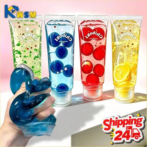 1-10PCS Toothpaste Tube Soft Gel Squishy Slow Rising Stress