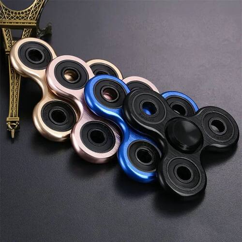 Aluminum Alloy Plating Fidget Spinner Metal Alloy R188 Mute