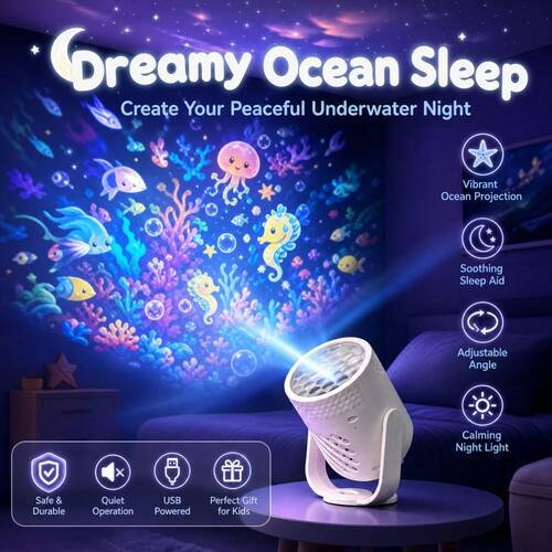 Underwater World Projector with 16 Automatic Rotation Marine