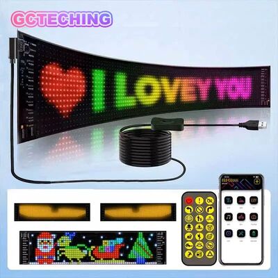 LED Sign Matrix Pixel Panel Scrolling Bright Led Eyes For Tr