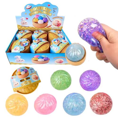 Dumplings Glitter Dumpling Toy Cute Dumplings Squishiest Wit