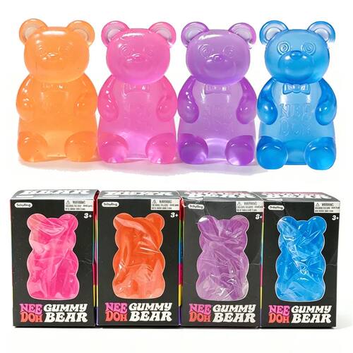 Schylling Needoh Gummy Bear Fidget Relief Sensory Toy TPR Fa