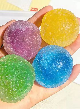 Sensory Stress Reliever Reusable Slushie Squeeze Ball with C
