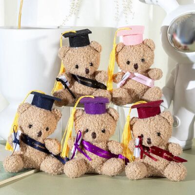 Dr. Bear Cute Plush Toy Doll Kindergarten Gifts Graduation G