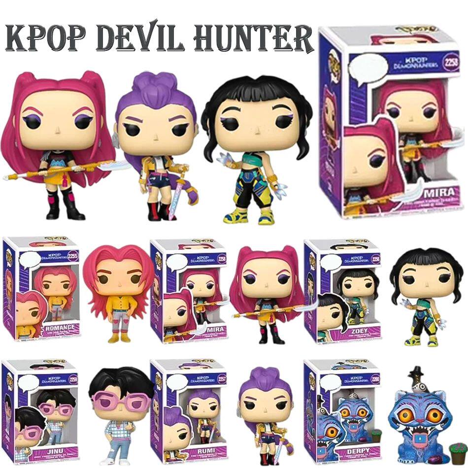 K-pops Demons Hunters Anime Figure Rumi Zoey Mira Saja Boys