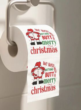 Christmas Toilet Roll Paper Happy New Year Christmas Supplie