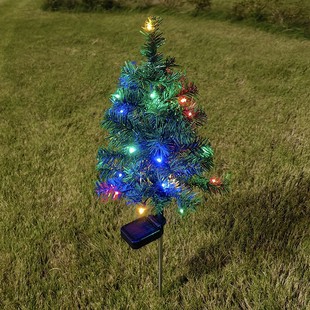 Christmas Solar Christmas Tree Lights Festive Atmosphere Dec