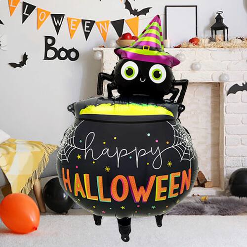1pc/2pcs Halloween Spider Medicinal Pot Balloon for Hallowee