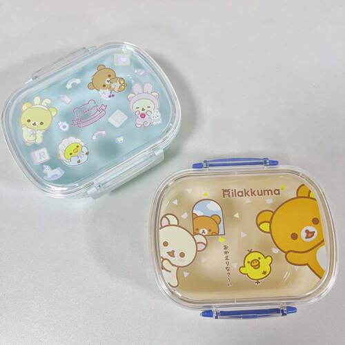 Cute Rilakkuma Cartoon Bento Box Leakproof Fruit Snack Fresh