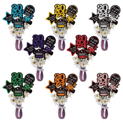 2024 Graduation Party Decoration Supplies Desktop Vase Decor