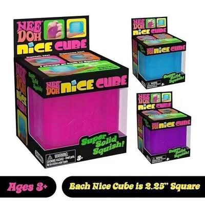 Schylling Needoh Nice Cube Sensory Toy, Stress-relief Cube,