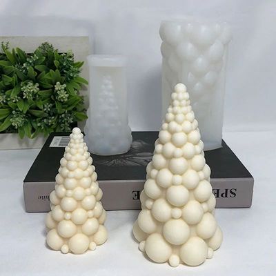 3D Christmas Bubble Tree Candle Silicone Mold Scented Candle