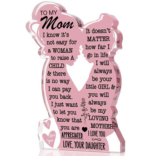 Mother's Day Gift Acrylic Plaque Sign Mom Gifts Mothers Day