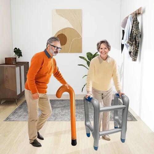 Inflatable Walking Aid Crutch, Halloween and Christmas Props