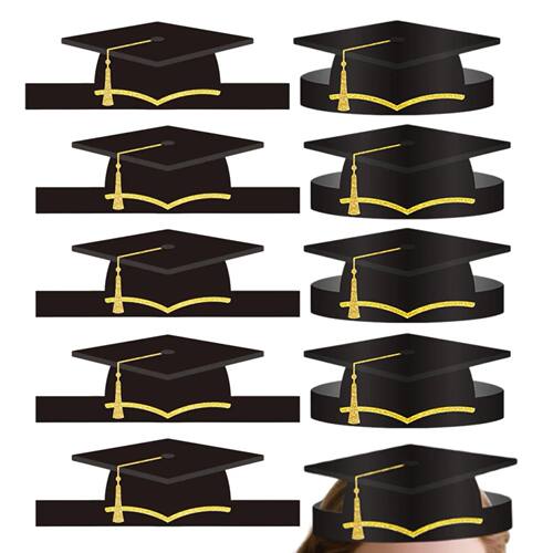 2026 Paper Graduation Hats 10 Pack Cardboard School Graduati