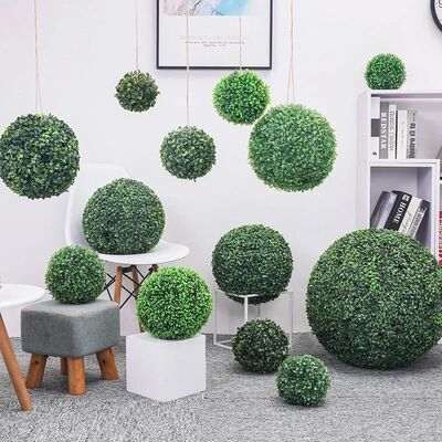 10-48cm artificial green plant grass ball simulated boxwood