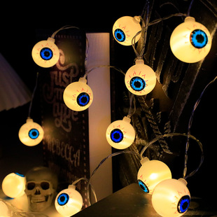 LED Halloween decorative lights ghost eye lights string ghos