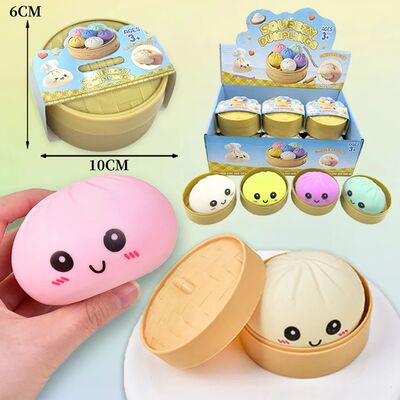 Colorful  Dumpling Squishy - Blind Box Mysecret Bun Fidget T