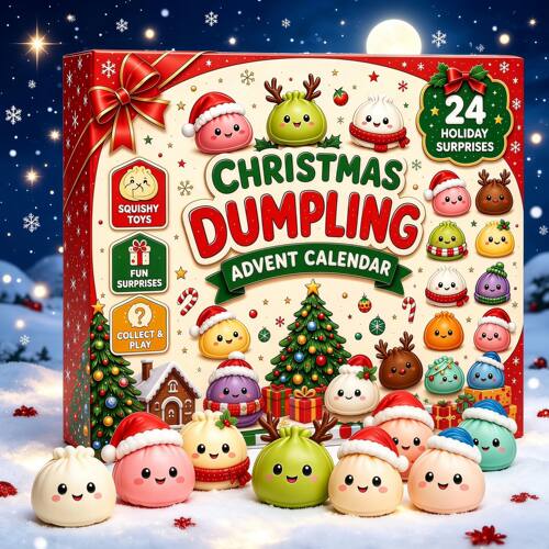 Christmas Squishies Advent Calendar 24 Days Countdown Dumpli