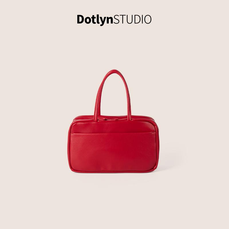 Dotlyn韩风复古流行通勤手提包女