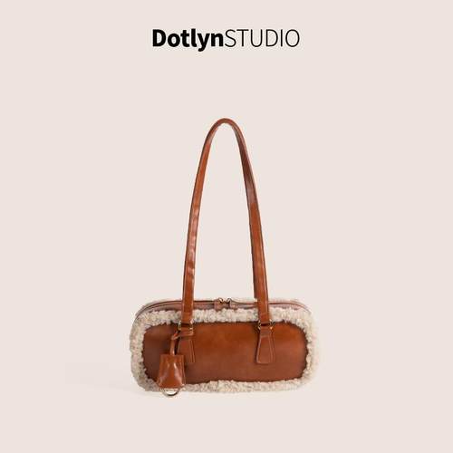 Dotlyn羊羔毛包包韩国时尚单肩包