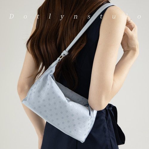 Dotlyn韩国小众简约波点单肩包女