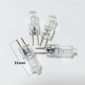 仪器灯泡水晶插泡6V5W10W15W20W30W显微镜灯泡G4细针插泡小灯泡