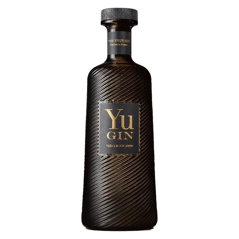 YU GIN 欲黑金酒 柑橘香法国洋酒 黑柠檬杜松子酒调酒琴酒700ml