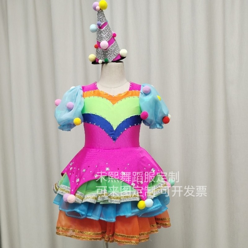 独舞芭比奇妙夜舞蹈服现代舞剧目洋娃娃蓬蓬裙舞蹈比赛演出服定制图片