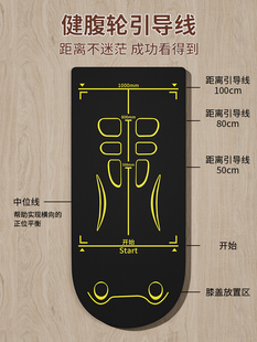 运动健身瑜伽防滑隔音减震橡胶地垫跳绳垫子 健腹轮专用垫家用男士