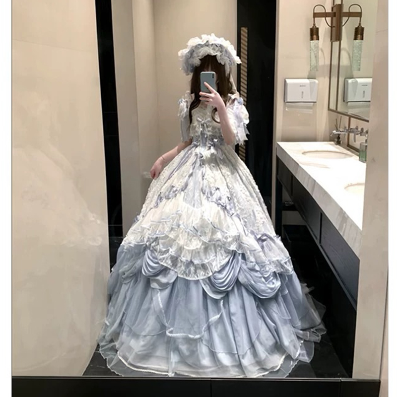 黛安蔷薇Lolita礼服裙2025新款