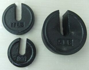 铸铁増砣式 英镑砝码 铸铁砝码0.5LB 1LB 2LB 5LB 10LB 20LB 50LB