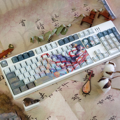 嗨前沿嫦娥卯兔国风古风中秋键帽