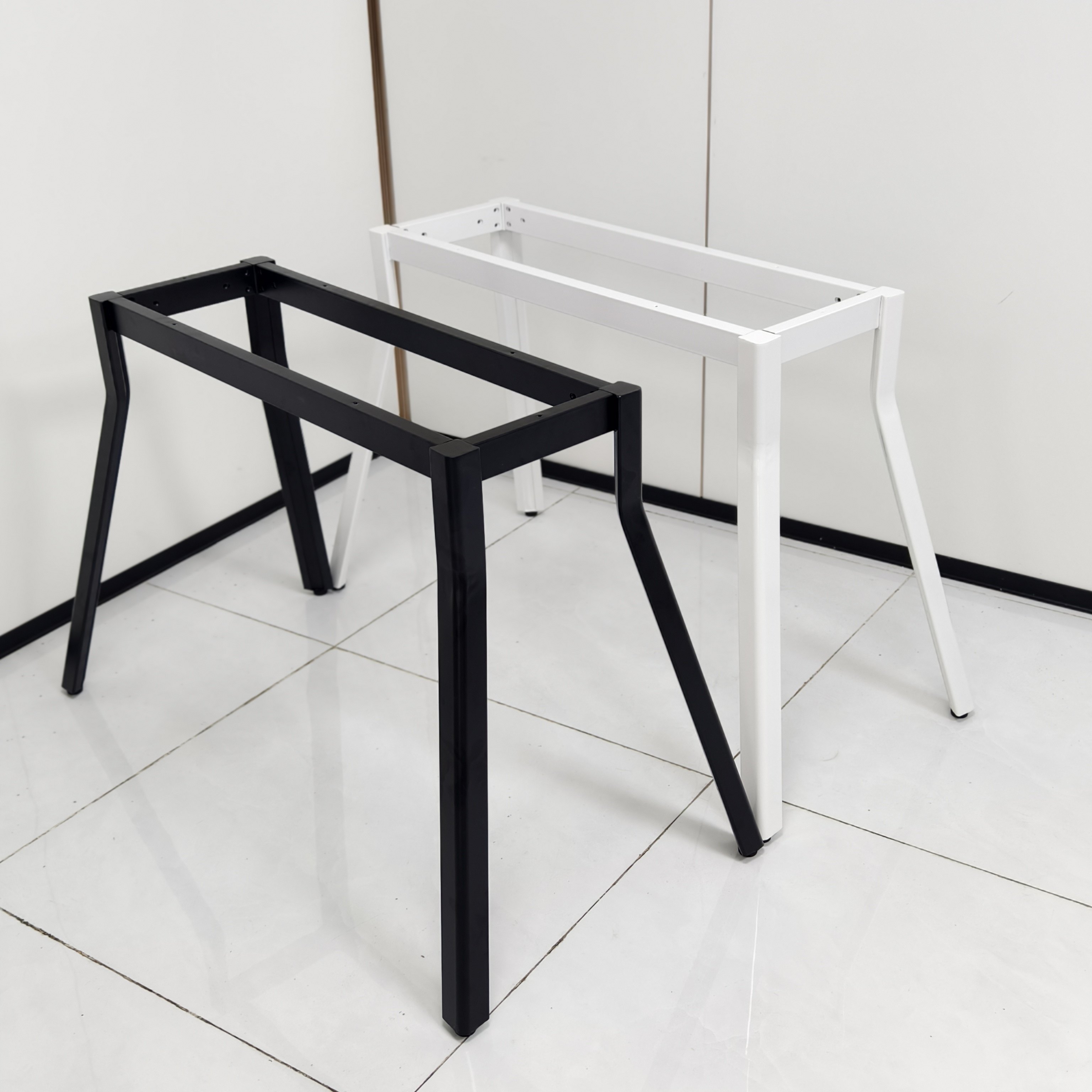 办公桌脚架电脑桌会议桌班台主管老板桌金属铁艺烤漆新款高档好看