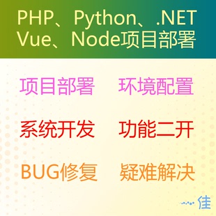 php项目部署python部署net部署vue_node环境安装配置云服务器部署