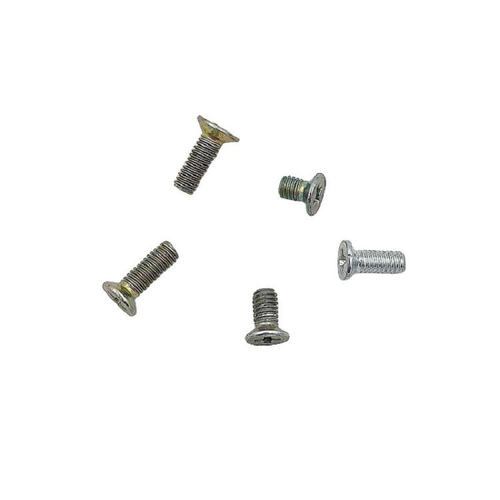 十字平头机械螺丝螺钉沉头彩锌白锌M3M4*6*8*10*12X6X8X10X12MM