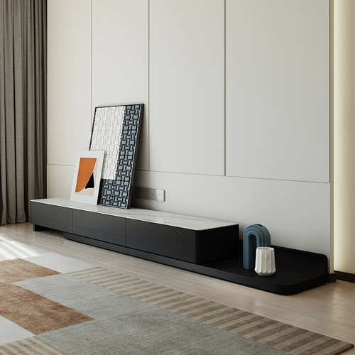 2022 новый выдвижной шкаф для телевизора и журнальный столик, сочетание современной простой гостиной, дома, небольшой квартиры, минималистский