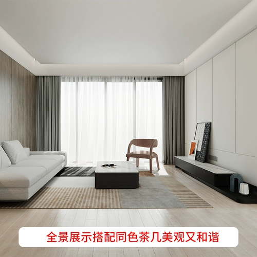 2022 новый выдвижной шкаф для телевизора и журнальный столик, сочетание современной простой гостиной, дома, небольшой квартиры, минималистский